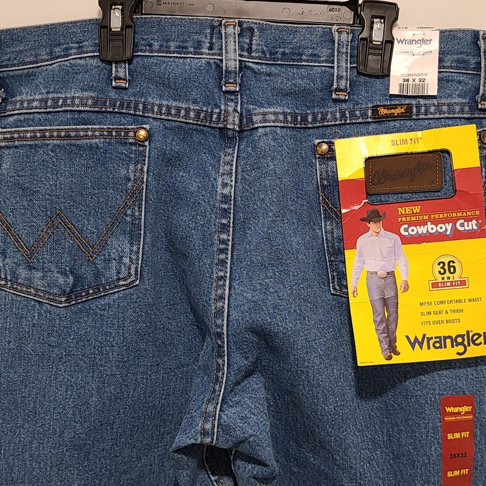 Wrangler Slim Fit Cowboy Cut 36 X 32 Jeans 1036MWZSW